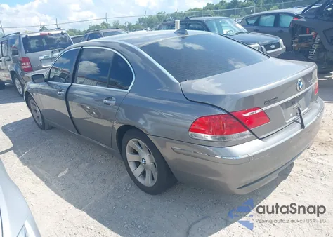 2006 BMW 750Li z USA, uszkodzony, nr VIN WBAHN83516DT59611
